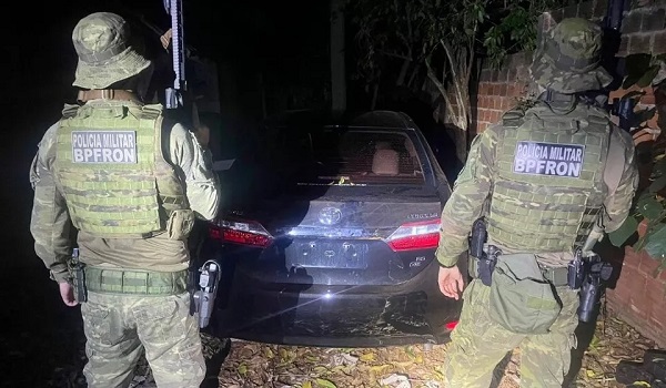 Recuperado: BPFron e PF recuperam carro roubado em Guaíra